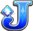Jack card symbol in Bull Rush paytable
